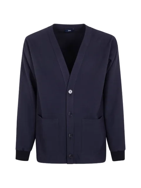 Herno button-up V-neck cardigan Blue GA000211U12879