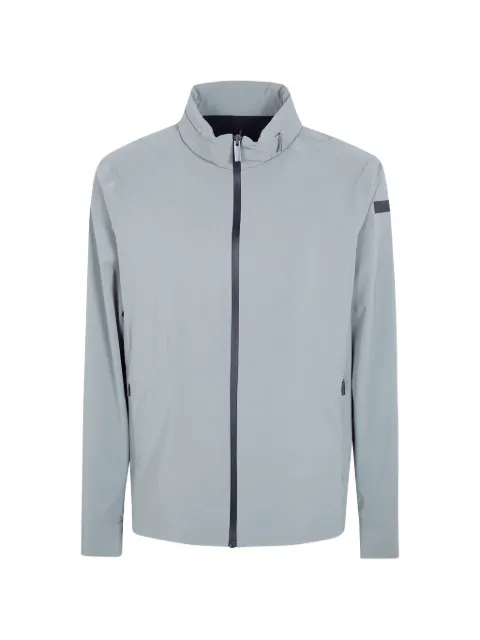 RRD logo-patch zip-up jacket Grey 26020