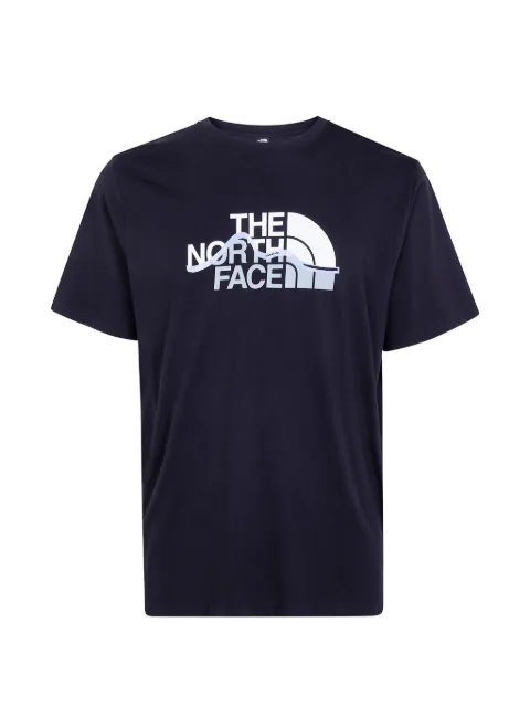The North Face logo-print T-shirt Blue NF0A8GUX