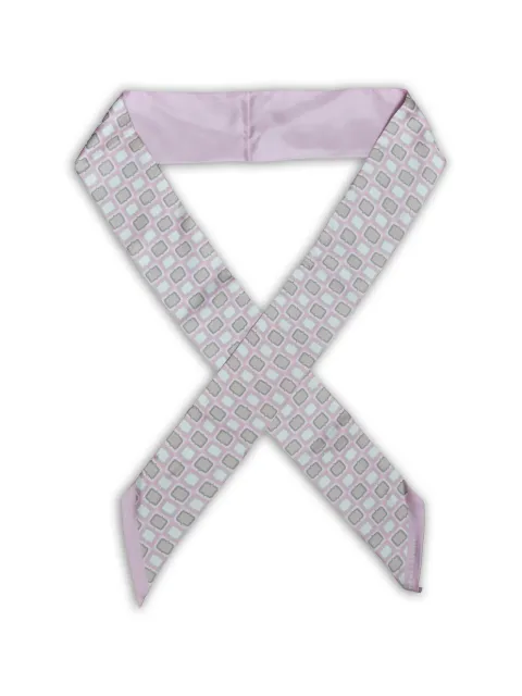 Tagliatore geometric-print neckerchief Pink FOULARD8TDNTE260126E343473
