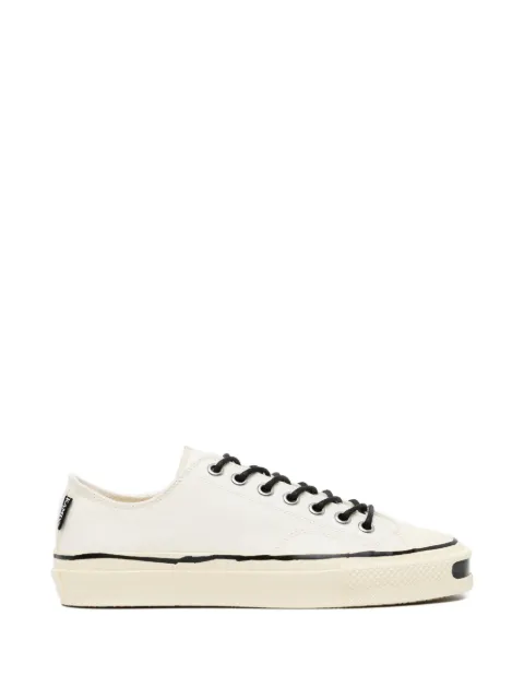 KAMIYA logo-patched canvas sneakers White G16FW702WHITE