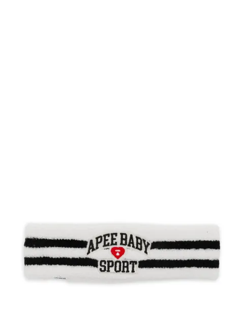 APEE™ by *A BATHING APE® striped headband White 0PXACAS373A6QWHX00F