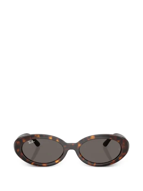 Ray-Ban oval-frame sunglasses Brown RB2223