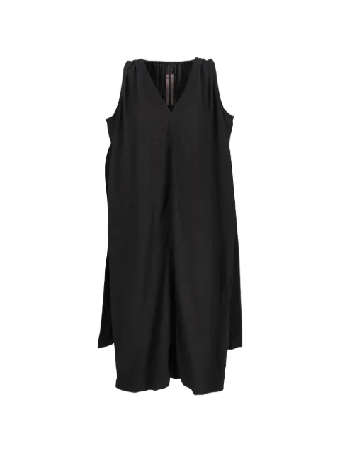 Rick Owens DRKSHDW Plinth V-neck jumpsuit Black RM30062580