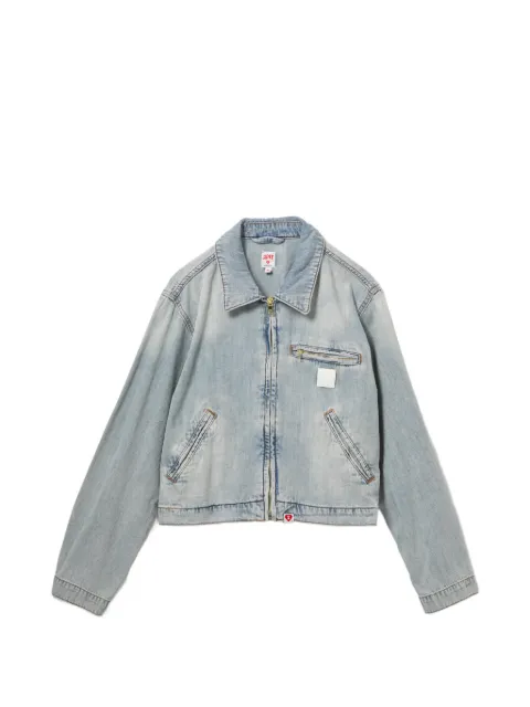 APEE™ by *A BATHING APE® zip demin jacket Blue 0PXLJAS123A6QIVX00S