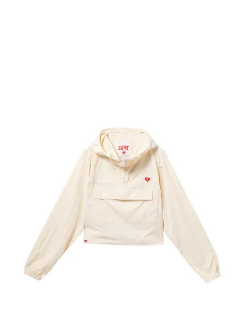 APEE™ by *A BATHING APE® hooded pocket jacket White 0PXLJAS124A6QIVX00S