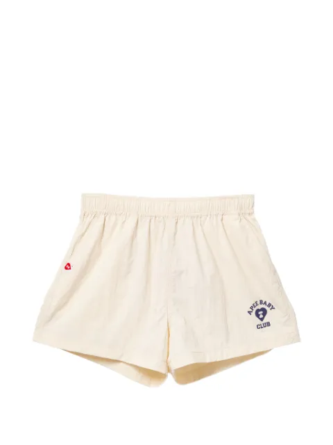 APEE™ by *A BATHING APE® ivory pocket shorts White 0PXSPAS150A6QIVX00S