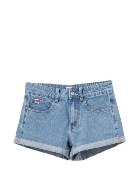 APEE™ by *A BATHING APE® logo-patched denim shorts Blue 0PXSPAS156A6QBLZ00S