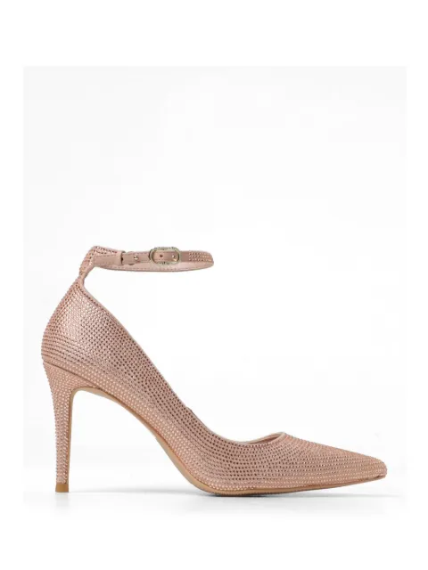 TWINSET studded ankle strap pumps Pink 232TCT150