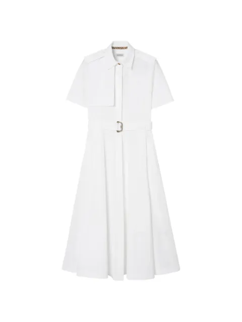 Burberry cotton poplin shirt dress White 8123249