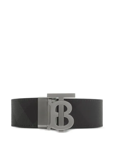 Burberry reversible Check TB belt Black 8125337