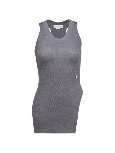 Stella McCartney sleeveless asymmetric top Grey 6K11983S2644