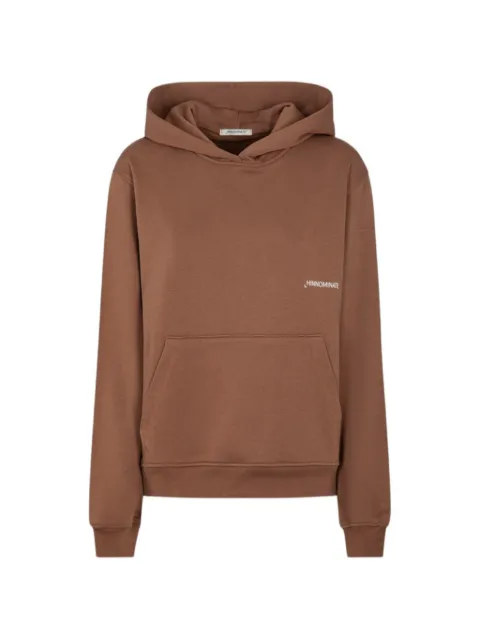 HINNOMINATE hooded long-sleeve sweater Brown HMABW02361
