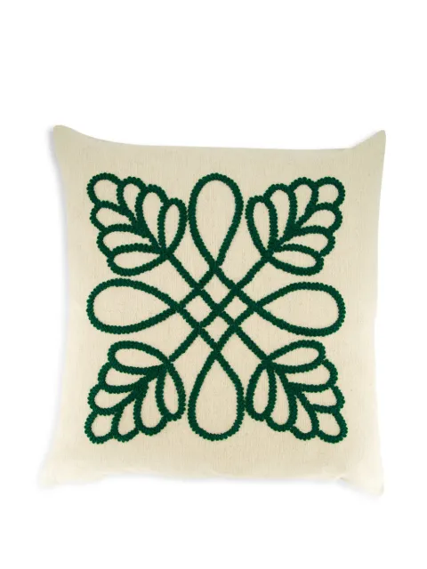 HOUSE OF CAPRICORN handmade embroidery linen cushion Neutrals 90362