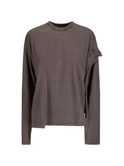 Ottolinger ruffle-detail sweater Brown 11510281505