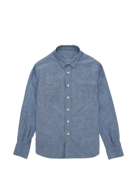 Fortela Osumi Chambray cotton shirt Blue OSUMIFC010SKY