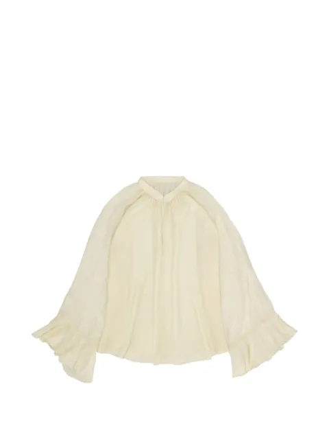 Fortela Ambre silk blouse Neutrals WAMBREMY001CRE