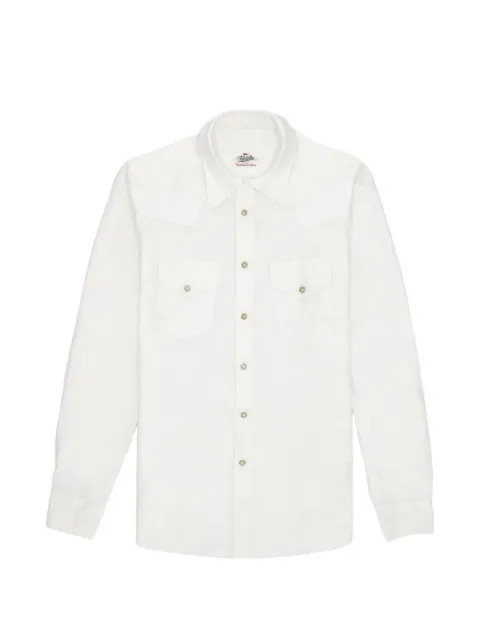 Fortela Tex Western flap-pocket cotton shirt White TEXSO032WHI