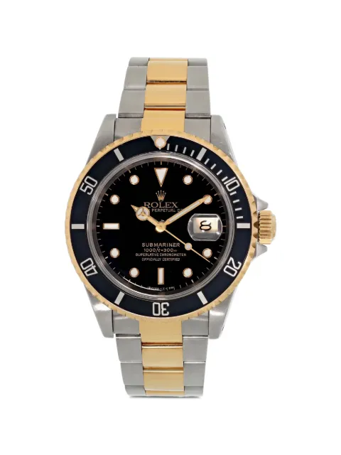 Rolex Oyster Perpetual Submariner 40mm watch Black 16613