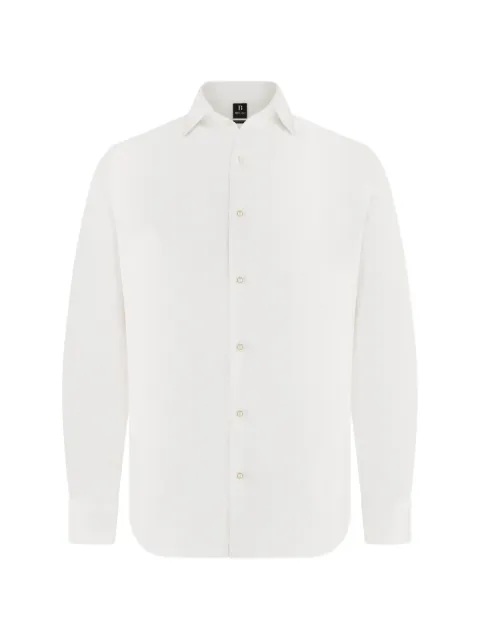 Boggi Milano capri-collar shirt White BO26P082901