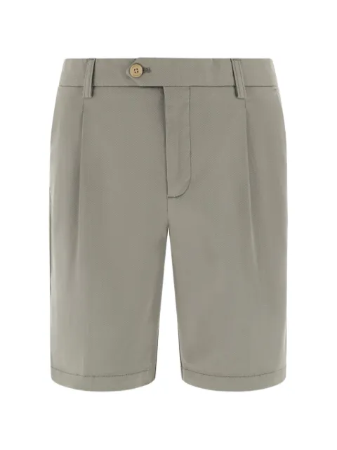 Boggi Milano pleated shorts Green BO26P077104