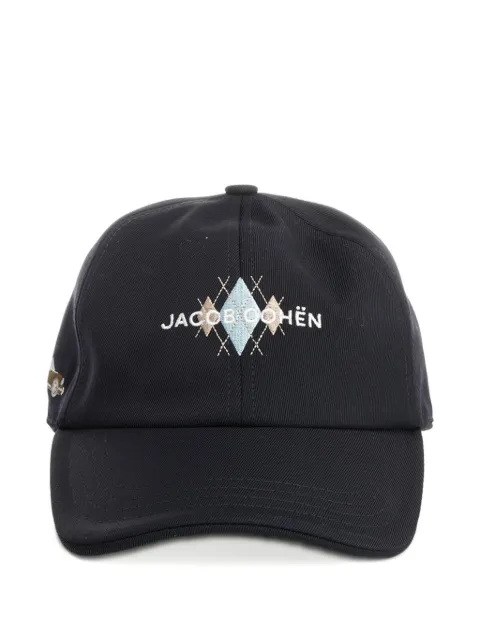Jacob Cohën embroidery baseball cap Blue JUEA0065