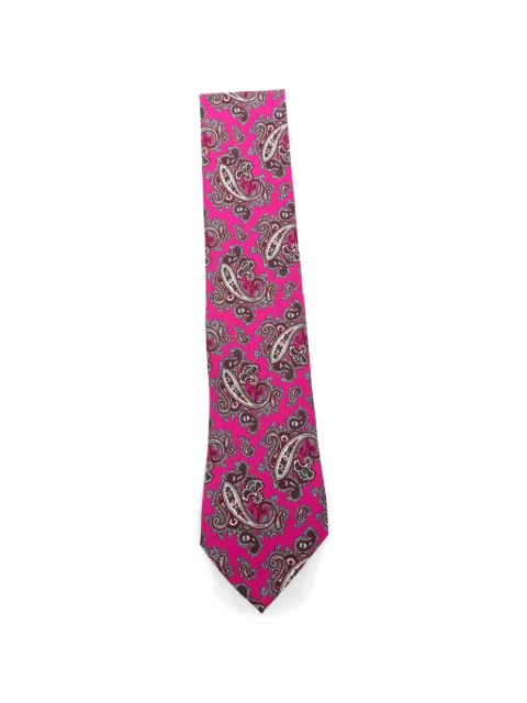 Gabriele Pasini paisley-print tie Pink 69064