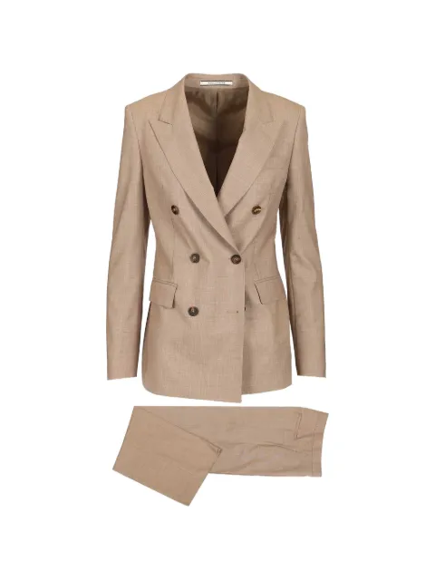 Tagliatore double-breasted paris wool suit Neutrals TPARIGI10BAD