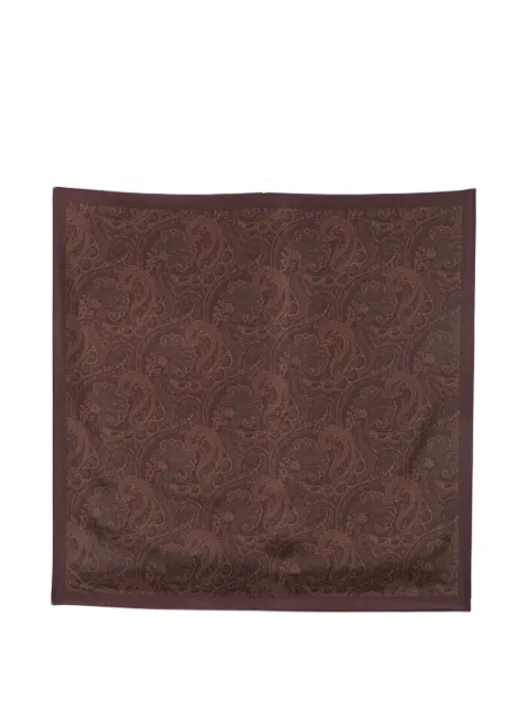 Gabriele Pasini paisley-print scarf Brown 69014