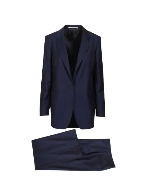 Tagliatore pinstripe tailored jacket Blue TADRIANNE11BAD