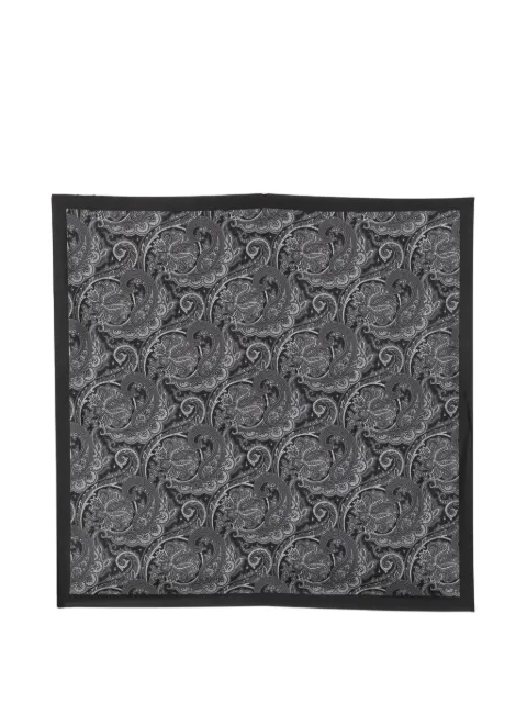 Gabriele Pasini paisley-print silk scarf Black 69014