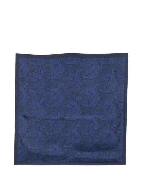 Gabriele Pasini paisley-print silk scarf Blue 69014