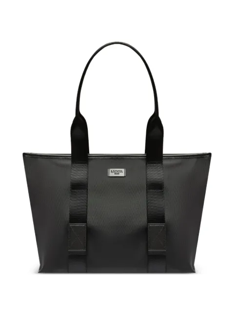 Lancel medium Mistral Rollable zip tote bag Black A1399510TU