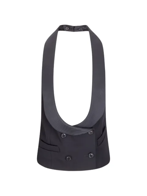 Maison Margiela double-breasted waistcoat Black S29FB0103M35859