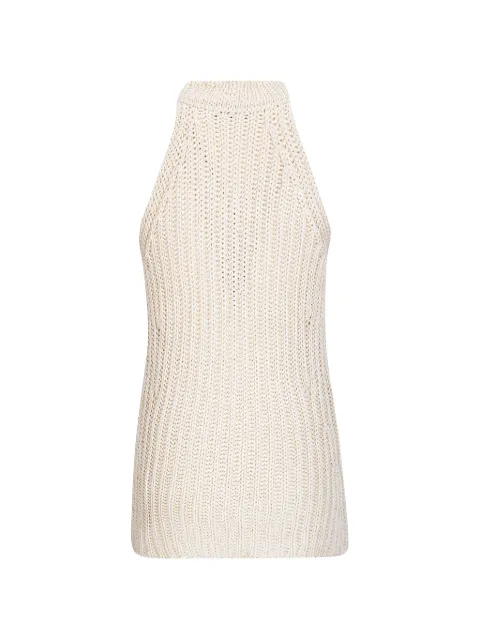 ELY ELY Danielle halterneck tank top Neutrals 263SDANIELLE