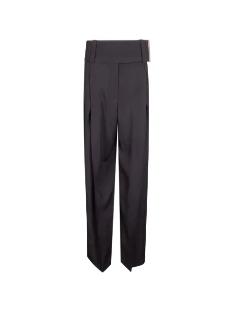 Sportmax high-waisted trousers Black 2612131053600