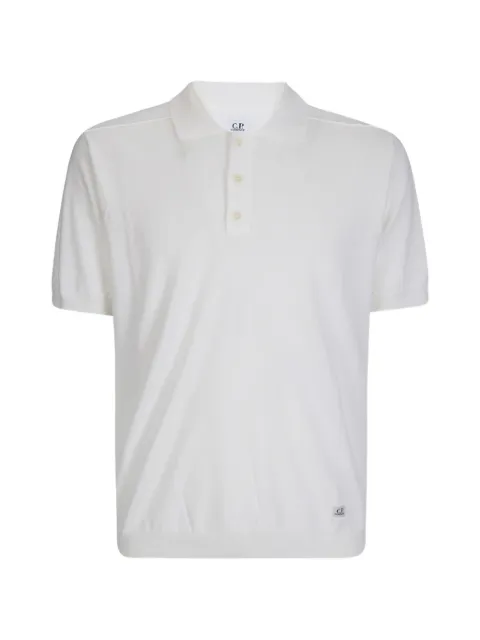 C.P. Company short sleeve polo shirt White 20CMKN099A110560A
