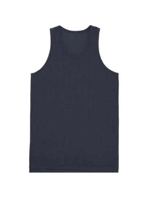 Fortela Dylan rib cotton tank top Blue DYLAN01051BLU