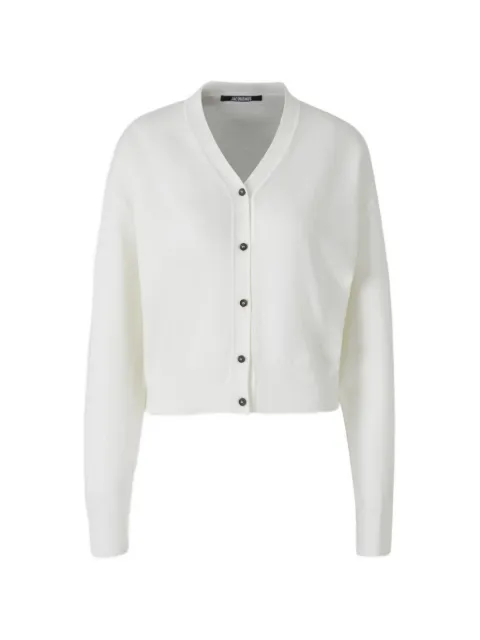 Jacquemus the J cardigan White CDW00827AK00299