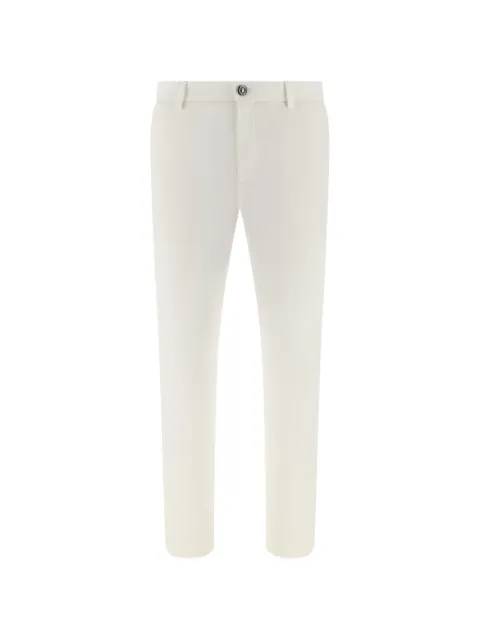 Boggi Milano logo-detail trousers White BO26P076202