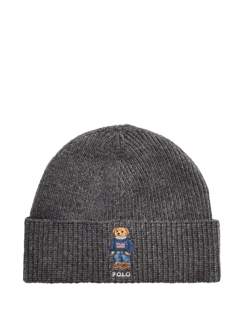 Polo Ralph Lauren Bear beanie hat Grey PC0873032