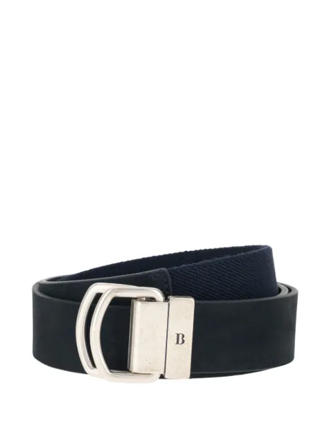 Boggi Milano leather belt with stretch band Blue BO26P071501
