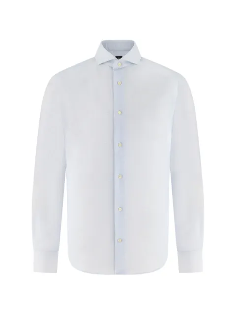 Boggi Milano checked shirt Blue BO26P059001