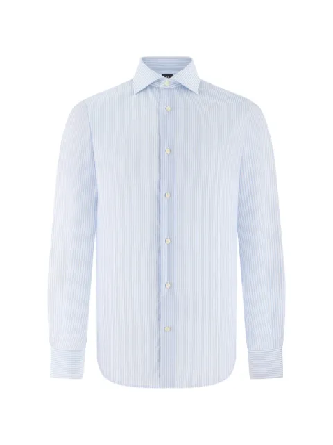 Boggi Milano striped shirt Blue BO26P057701