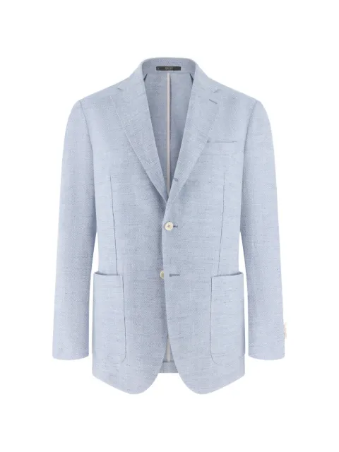 Boggi Milano single-breasted blazer Blue BO26P046602