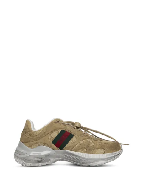 Gucci leather sneakers Brown 853709AAF57