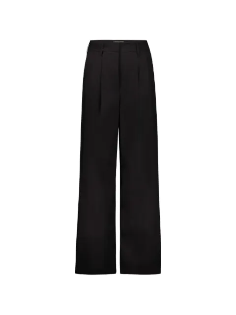DRHOPE double-pleat tailored trousers Black 312974B