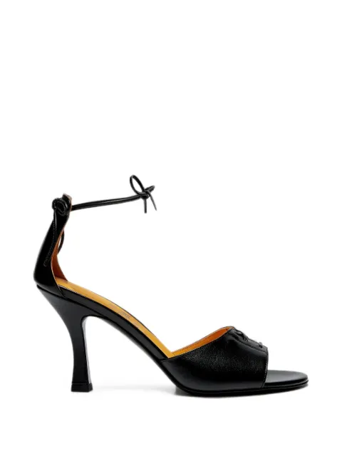 LILI CURIA Dita ankle-tie sandals Black LC32005000