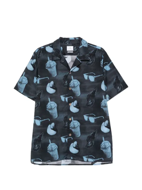 Paul Smith short-sleeve shirt Blue M2R695UV22653