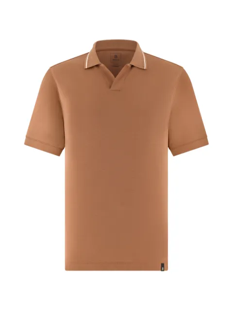 Boggi Milano open-collar T-shirt Orange BO26P024205